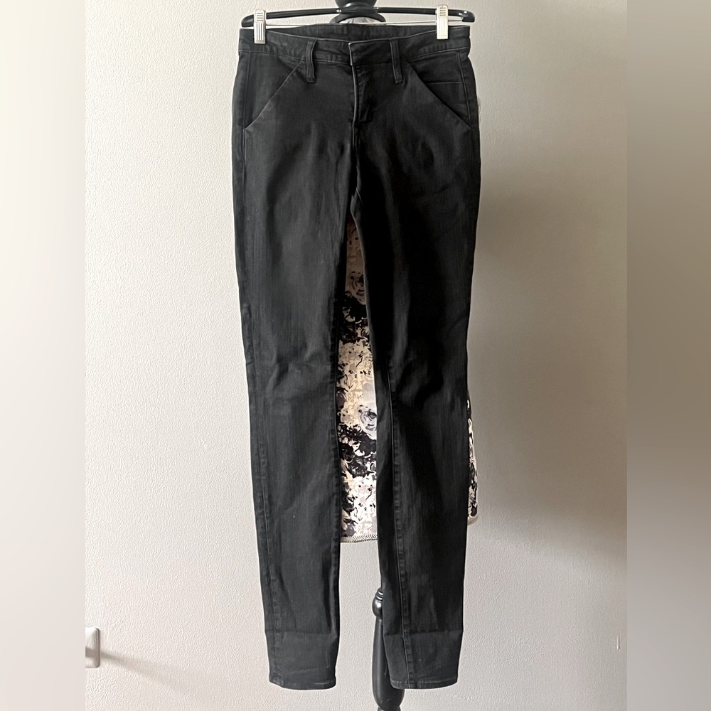 Helmut Lang Dark Gray Stretch Skinny Fit Jeans